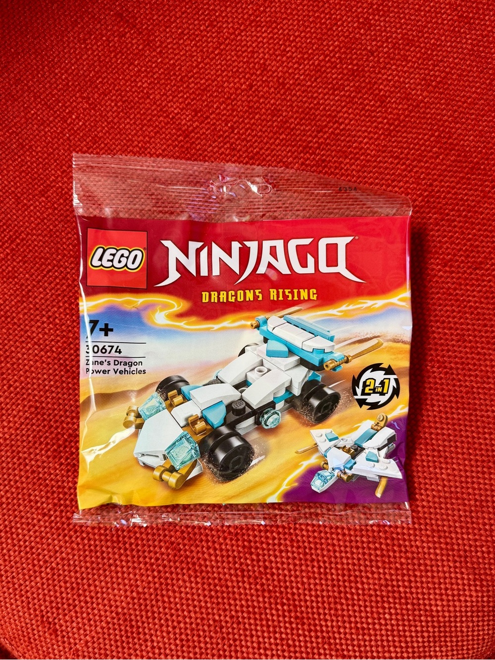 LEGO Ninjago Dragons Rising Zane's Dragon Power Vehicles 30674 NWT